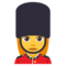 Woman Guard emoji on Emojione